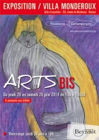 Arts Bis. Du 26 au 28 juin 2014 à Beynost. Ain.  10H00